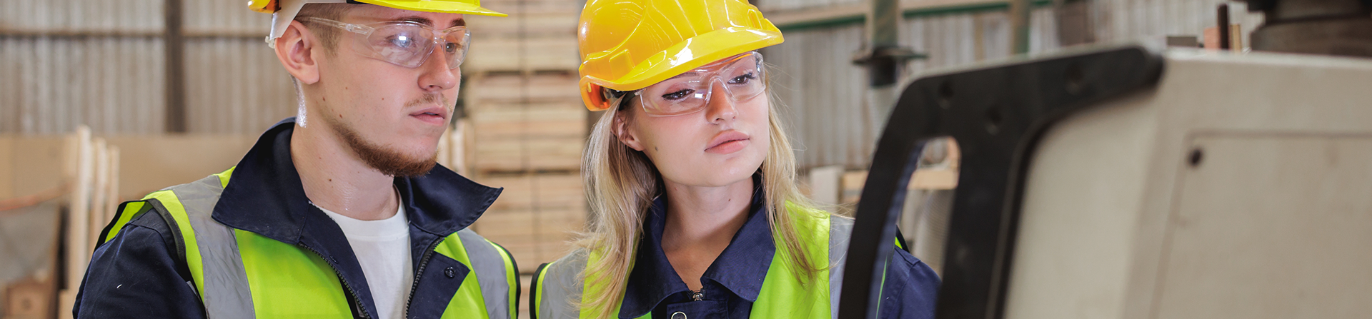 Mitarbeiter in der Produktion